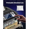 thumbnail image 7 of MUNBYN Money Counter Machine Mixed Denomination, Dual-Display, Counterfeit Detection Bill Counter, USD, MXN, for Business, Merchant(Black), 7 of 7