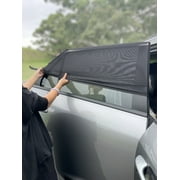 Dreambaby Fit over Car Window Shades Sun Protection for Baby Stretchable Window Covers - 2 Pack, Black L1285
