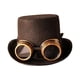 thumbnail image 1 of Sombrero de copa Steampunk Salvador para Cosplay Halloween con lentes, 1 of 8
