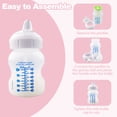 thumbnail image 5 of Gufastore Compatible with Dr. Brown's Wide-Neck Baby Bottles and Sippy Spout Bottles Soft Weighted 100% Food-Grade Silicone Sippy Nipple, BPA-Free, 6m+, 4 Pack, 5 of 8