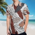 thumbnail image 5 of High Quality Hawaiian Shirts for Men Short Sleeve Aloha Beach Shirt Floral Summer Casual Button Down Shirts Blouses BJAJKT, 5 of 7