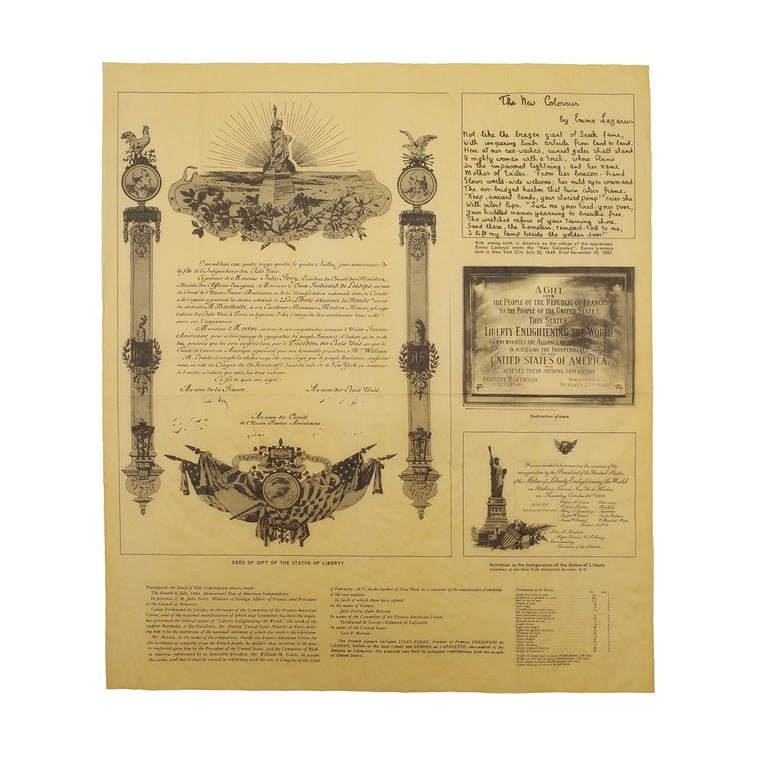 New York Parchment Paper Poster Statue of Liberty Deed Wall Art NYC Home Decor New York Parchment Paper Poster Statue of Liberty Deed Wall Art NYC Home Decor