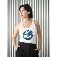 thumbnail image 2 of Mermaid Silhouette Design  Tank Women -Image by Shutterstock, Female Large, 2 of 4