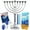 Satin Silver, variant on Zion Judaica Complete Traditional Grace Menorah Satin Hanukkah Menorah with Accessories, Silver