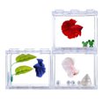 thumbnail image 4 of Small Betta Fish , Explosionproof Simple  Aquarium Easy To Change Water Exquisite Transparent  For Fish For  Highly Transparent, 4 of 8