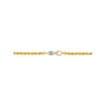 thumbnail image 5 of Brilliance Fine Jewelry Sterling Silver 1/20 10K Yellow Gold 3.30MM Hollow Rope Necklace, 24", 5 of 5