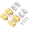 thumbnail image 5 of RCLIONS 7MM Brass Wheel Hex Hub Extender Adapters for TRX4M Bronco Defender K10 F-150 1/18 RC Crawler Car Model Parts, 5 of 14