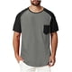 thumbnail image 2 of pstuiky camisetas de hombre, Camiseta informal de cuello redondo de color liso para hombre, camiseta de manga corta con cuello redondo camisas casuales para hombre m, 2 of 8