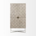 thumbnail image 2 of Mercana Excelsior II Iron Base Storage Cabinet in Light Brown, 2 of 7