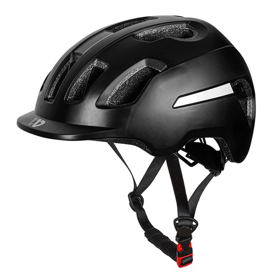 Casco bicicleta Casco de bicicleta de montaña con visera solar Ultraligero MTB ajustable Ciclismo Ca
