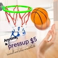 thumbnail image 4 of The Door Basketball Game - Includes 1 Mini Basketball and 1 Net Hoop, Indoor Basketball Set for Home, Office,6cm mini basketball, 4 of 5