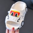 thumbnail image 5 of CYRBOKO Kids LED Light Up Slippers, Gift Loungewear Open Toes Non-Slip Boys Girls Funny Slippers White Size 12.5 (Little Kids), 5 of 9
