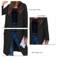 thumbnail image 3 of Abrigo De Longitud Midi Con Botones, Chaqueta De Abrigo De Longitud Midi Con Cuello Vuelto De Color Puro A La Moda Suave Para Mujer Para Invierno ANGGREK DE1711, 3 of 5
