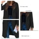 thumbnail image 4 of Abrigo Informal De Longitud Midi, Chaqueta Cálida De Longitud Midi Para Mujer Para Invierno ANGGREK Negro XXL, 4 of 5