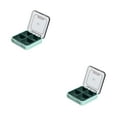 thumbnail image 4 of Youkk Pill Box Portable Tablet Storage Container Dispenser Organizer Suitcase Green 2Set, 4 of 6
