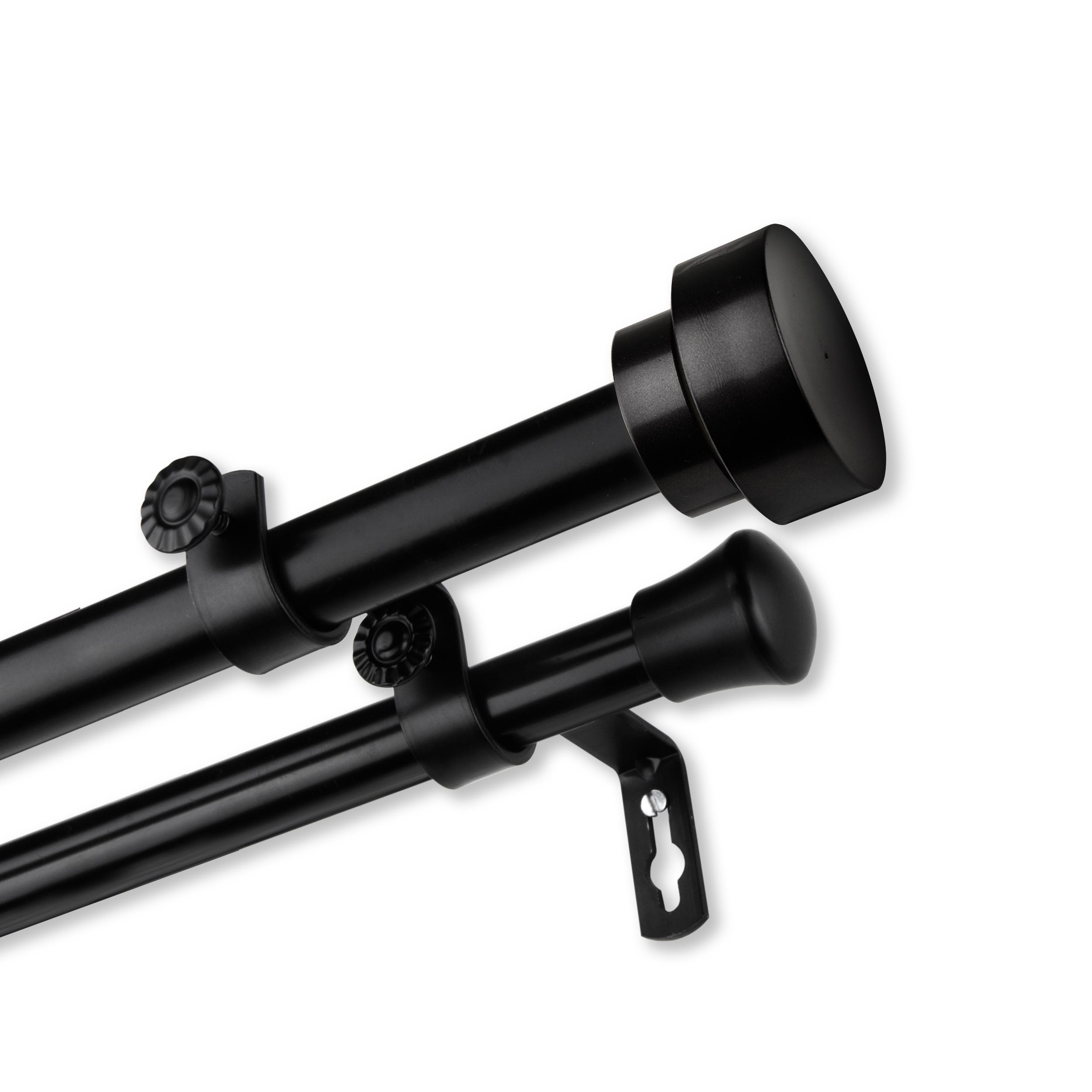 double curtain rod walmart