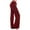 Wine, variant on Brondbend Women Workout Leggings High Waisted Belly Control Yoga Pants Stretch Waist Solid Color Drawstring Button Pocket Athletic Jogger Trousers Casual Loose Outdoor Gym Running Comfy