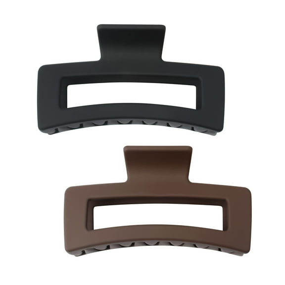 4-Inch Non-Slip Hair Claw Clips 2-Pack – Strong Hold for Thick, Curly, Wavy & Fine Hair, Durable & Stylish