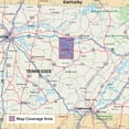thumbnail image 5 of Kingfisher Maps Waterproof Lake Map Center Hill Lake Tennessee, 24” x 36” 0.2lb, 5 of 5
