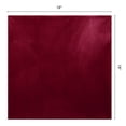 thumbnail image 6 of Unique Bargains 12 Pack Soft Durable Velvet Cloth Napkins for Parties Burgundy 18"x18", 6 of 6