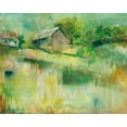 thumbnail image 2 of Schlabach, Sue 32x26 Gold Ornate Wood Framed with Double Matting Museum Art Print Titled - September Barns, 2 of 4