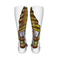thumbnail image 6 of KLL Fishing Gnome Fisherman Print Cool Socks Men's Women's Crew Socks Funny Crazy Novelty Stockings, 6 of 8