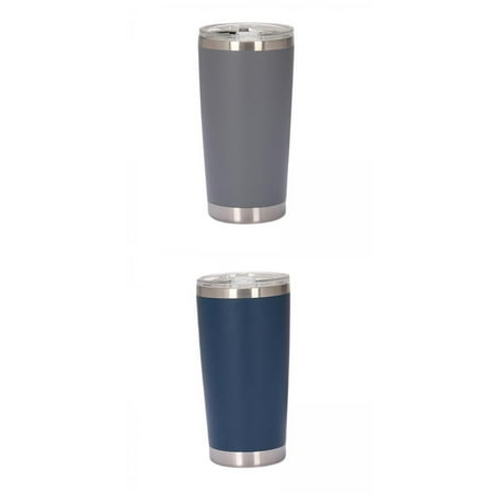 

2 Pcs 20 Vacuum Insulated Tumbler Travel Mug for Office Kitchen Beverage