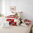 thumbnail image 6 of Manfei Modern Xmas Christmas Tree 7-Piece Twin Bedding,Winter Holiday Bedding Comforter Set,Xmas Reversible, 6 of 7