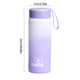 thumbnail image 3 of Botella de Agua Deportiva de 650 Ml (21,9 Oz), a Prueba de Fugas, Motivacional, con Correa Portátil, de Plástico Semitransparente Esmerilado | Gran Capacidad para Gimnasio, Acampada, Senderismo y Fit, 3 of 6