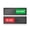 Black, variant on Acrylic Magnetic Sliding Door Sign, Office Status Indicator for Meeting Rooms, Restrooms, or Offices, Switchable Vacant / In Use Sign（Black）