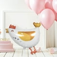 thumbnail image 4 of 6 globos de pollo: globos de pollo de papel de aluminio, decoraciones para fiestas de cumpleaños, baby showers, fiestas temáticas de animales de granja., 4 of 7