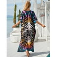 thumbnail image 2 of Sunforyou Kafan Dresses for Women Moo Moos Bathing suit Cover up Plus size Caftans for Women Loungewear, 2 of 4