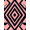 Pink Black, Pattern 5, variant on ODIKA Abstract Maze With Interlocking Diamond Grid Motif Geometric Modern Refined for Dorm Room, Small Living Apartment, Stain Resistant Low Profile