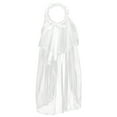 thumbnail image 1 of Miangastore Flower Girl Veils Two Layers White Wedding Communion Hair Wreath (White), 1 of 8
