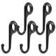 thumbnail image 4 of 5Pcs Metal Hooks For Organizing Kitchen And Bathroom Items Compact Lightweight Elegant Style, 4 of 5