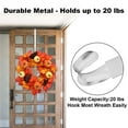 thumbnail image 5 of Adjustable Wreath Hanger for Front Door, Adjustable 15 to 25 Inches Wreath Hanger, Sturdy Metal Wreath Hanger, Larger Christmas Decorations Hook, 5 of 9