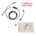 thumbnail image 1 of Cámara endoscópica impermeable IP67 para teléfono y PC, boroscopio de inspección Flexible, ajustable, USB, Android, 7,0/5,5 MM, 6 led, 1 of 4
