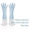 thumbnail image 2 of 4pcs Guantes de Cocina-D-700 (Una Capa Sin Forro Polar) Boca Ancha-Azul-M Adepaton CPB-DE-WX185-5, 2 of 5