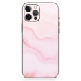 thumbnail image 2 of DesignSkinz Marble Surface V1 Pink Full-Body Skin Decal Wrap Cover for iPhone 14 Pro, 2 of 9