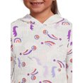 thumbnail image 4 of Garanimals Toddler Girls Thermal Hoodie, Sizes 12 Months - 5T, 4 of 5
