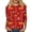 BF32_Deep Red, variant on Lumtrix Christmas Shirts for Women Trendey Crew Neck 3/4 Sleeve Top Funny Print Soft Blousers Deep Red 3XL