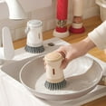 thumbnail image 5 of Pot Cleaning Brush Dish Scrubber With Integrated Soap Dispenser Suspension Storage Design Kitchen Washing Tool For Stoves Range Hoods, 5 of 7