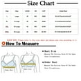 thumbnail image 3 of Bigersell Bras Pack for Women Front Closure Trendy 3pc Women's Comfortable Breathable Plus Size Bra with Side Folding Beautiful Back Bra Shoulder Straps Cami Bra Style F-121 Wine L, 3 of 4