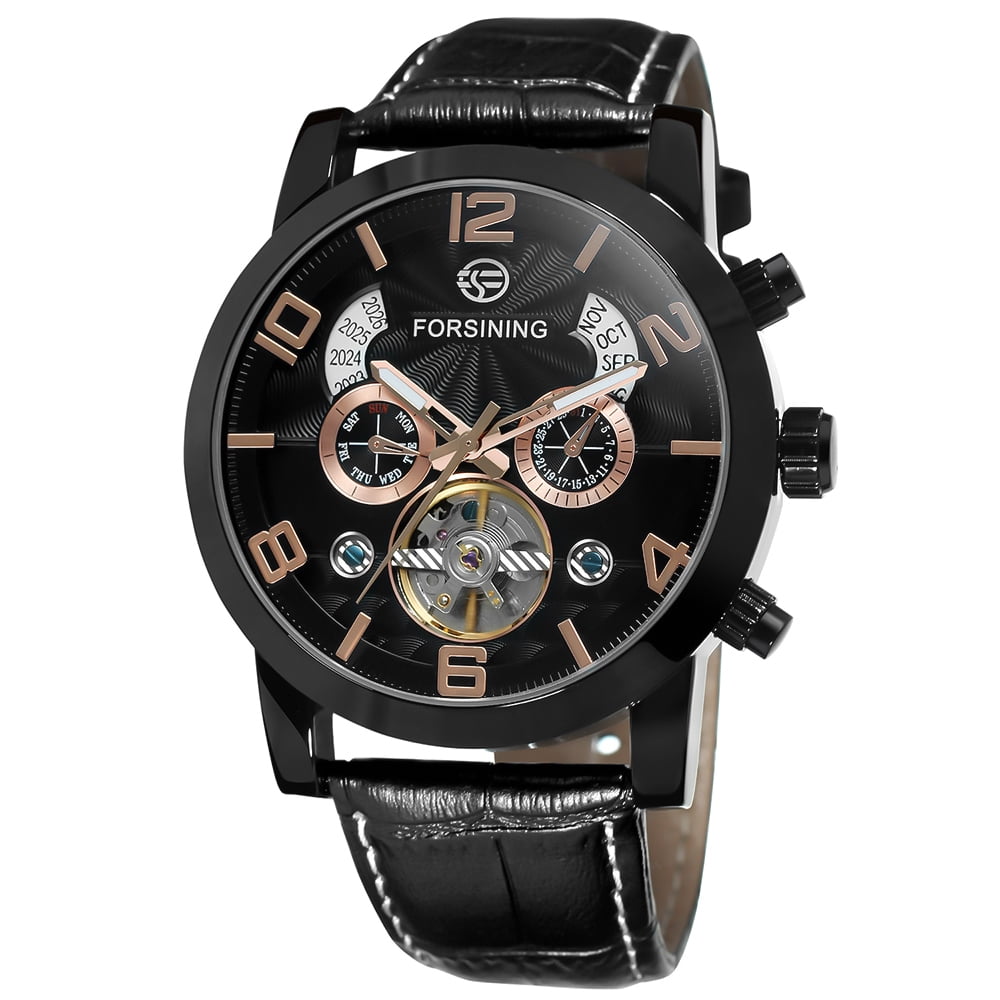 male watches leather strap
