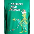 thumbnail image 4 of Dr. Seuss The Grinch Men's and Big Men's Graphic Light Up Sweatshirt, Sizes XS-3XL, 4 of 6
