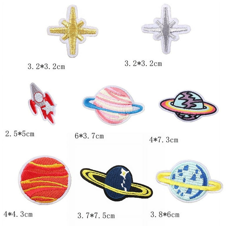 Shop 3-6 Embroidered Iron-On Clothing Patches
