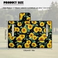 thumbnail image 5 of Psesaysky Golf Cart Seat Covers, Golf Cart Seat Towel Blanket with Handle, Foldable, Soft and Comfortable, Suits EZGO, Yamaha, Club Car and Other 2-Seat Carts, 51"x 30.3", Yellow Sunflower, 5 of 8