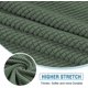 thumbnail image 3 of Fundas de sofá seccionales 3 piezas Fundas de cojines de asiento de sofá Cojín separado en forma de L Funda de chaise longue para sofá seccional izquierdo/derecho (sofá grande de 2 plazas + 1 chaise longue, gris)Loden Frost2 plazas + chaise longue, 3 of 5