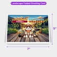 thumbnail image 5 of I Like Fishing, and My Ragdoll, and Maybe 3 People. Happy Father's Day 7x5in Folded Greeting Card Cat Lover Kitten Owner Gifts Idea Single Note Card with Envelope - 00004, 5 of 5