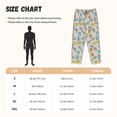 thumbnail image 2 of Salouo Skateboard Print Women's Pajama Pants Casual Loose Sweatpants PJs Flowy Pants Drawstring Palazzo for Women Wide Leg Pants Lounge Pajama -XX-Large, 2 of 8